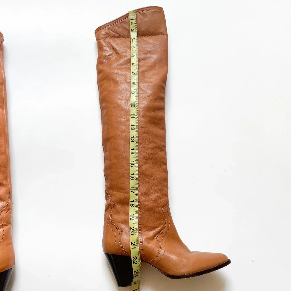 Isabel Marant Remko Over The Knee Western Boots Size EU 36 US 6